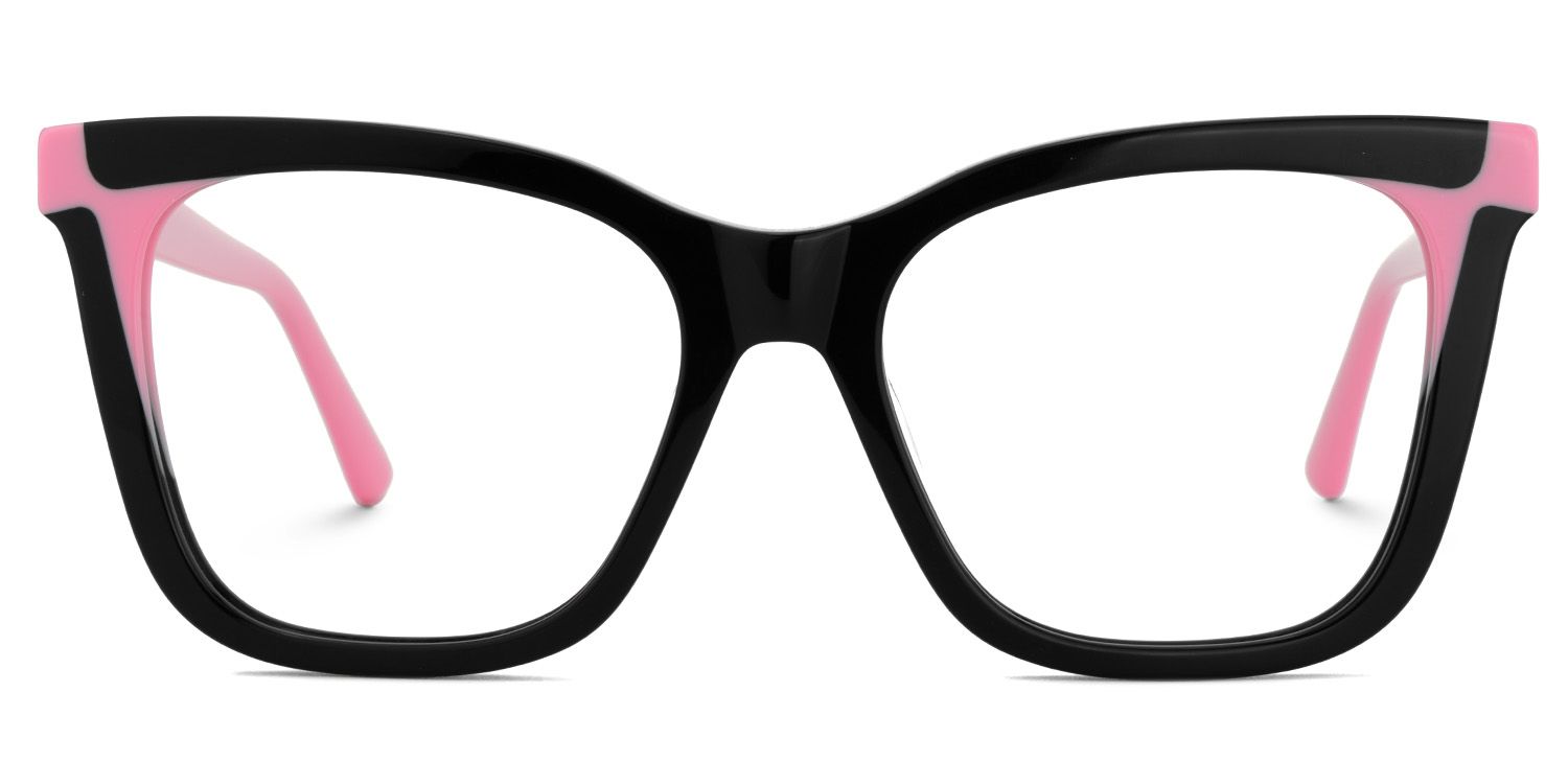 Square Black Eyeglasses- Grubbs acetate Frame Glasses1
