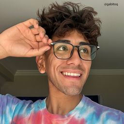 Fezell Square Black Glasses8