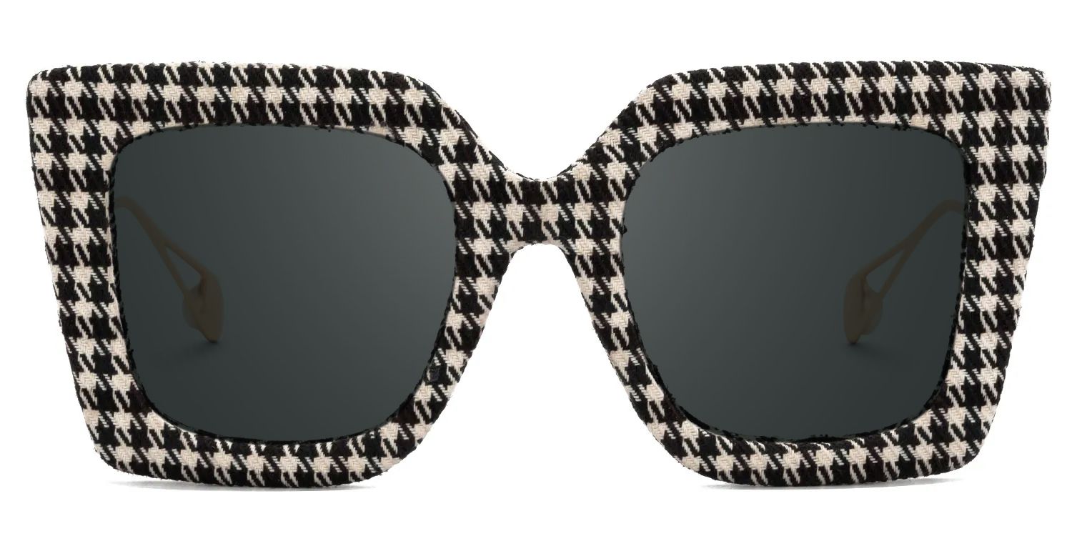 Latanya Two-Tone Frame Sunglasses with Square Style | ZEELOOL CA0