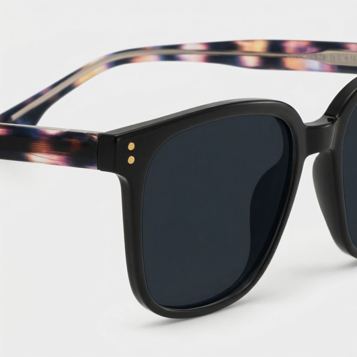 Donnalyn Black Square Natural Eyewear | ZEELOOL4