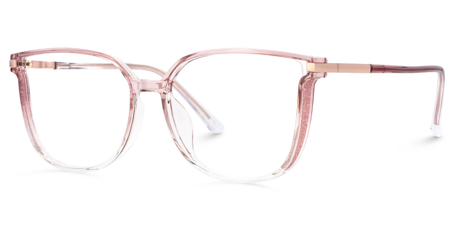 Rodz Square Pink Frame Glasses | ZEELOOL Canada Optcial1