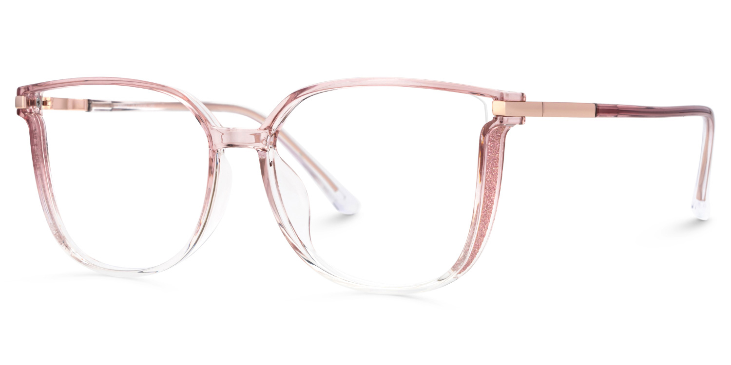 ZEELOOL Rodz Square Pink Glasses