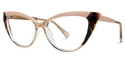 Sawida Cateye Two-Tone Glasses1