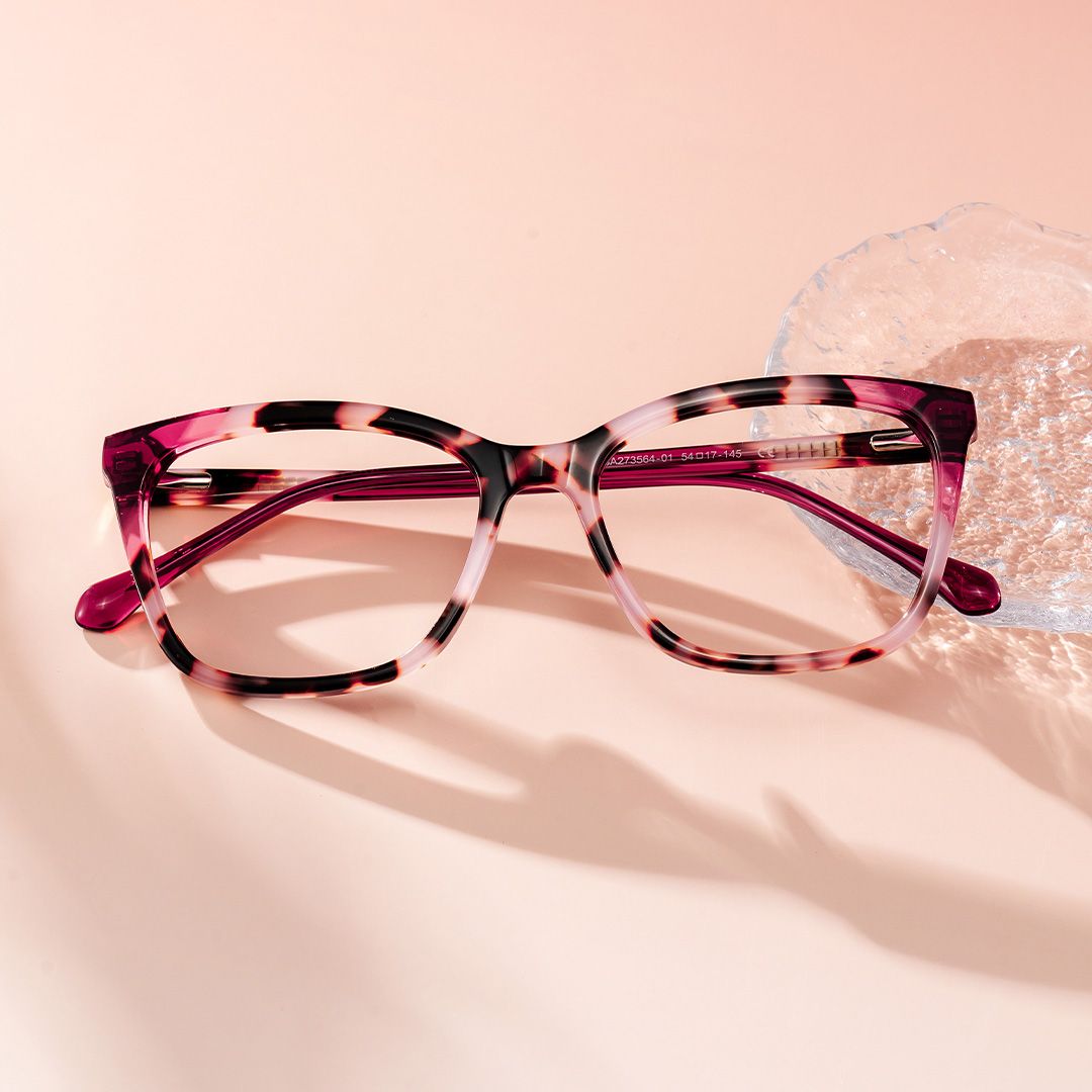 Juno Rectangle Tortoise Frame Eyeglasses for Woman| ZEELOOL Canada0