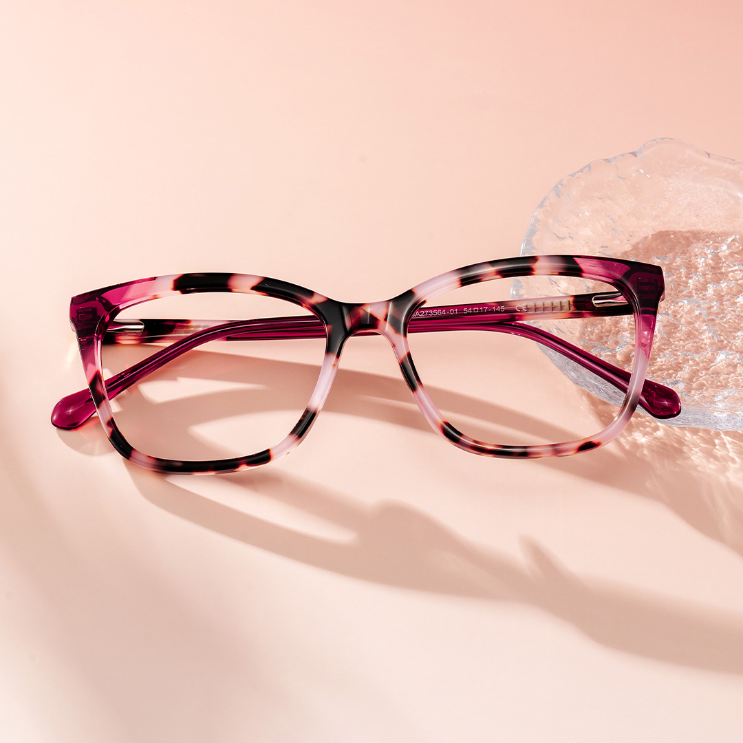 Juno Rectangle Tortoise Frame Eyeglasses for Woman| ZEELOOL Canada0