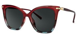 Lamar Butterfly Red Glasses1