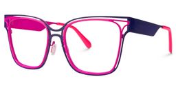 Dacarine Square Purple Glasses1