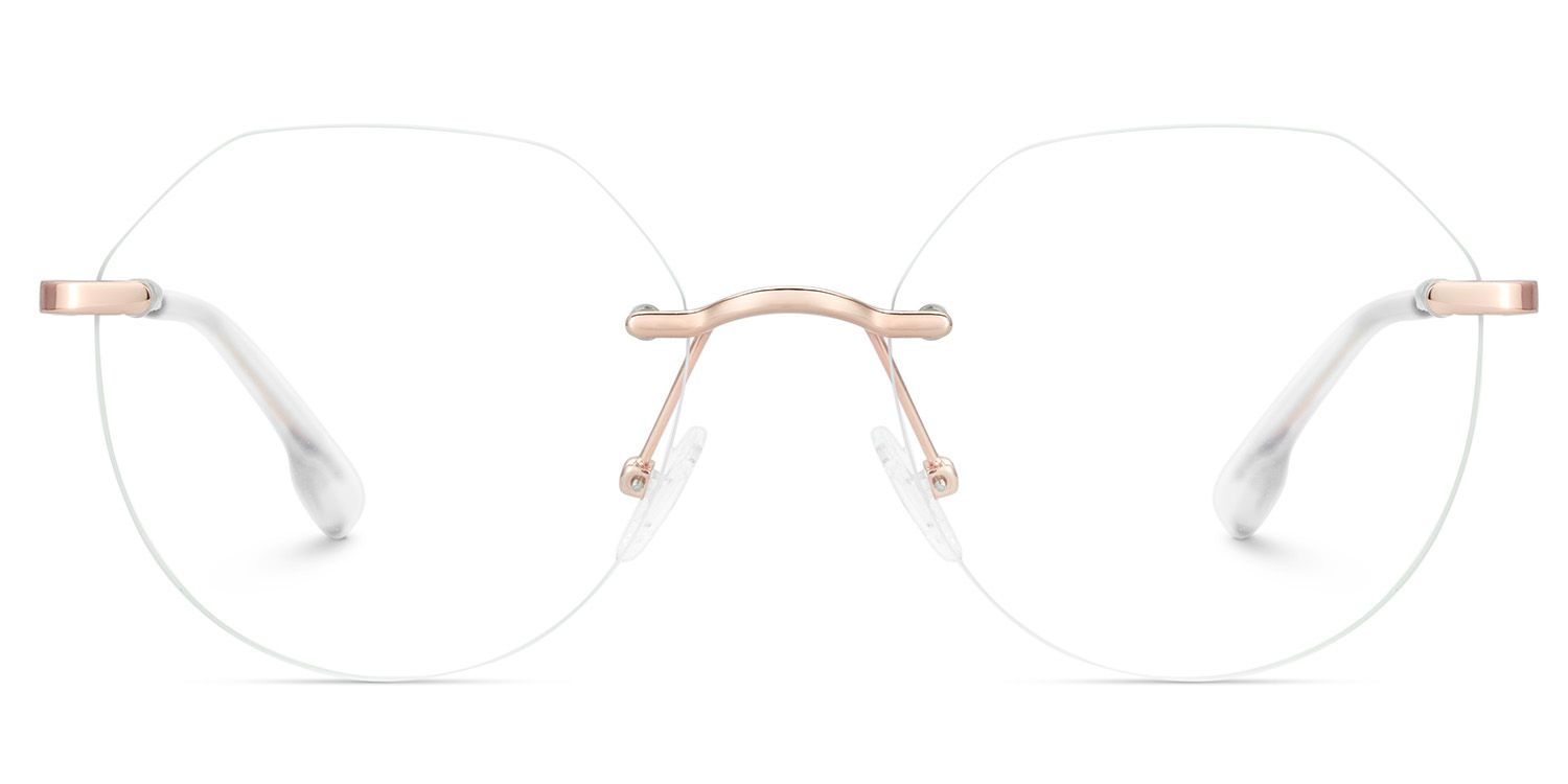 Geometric Rimless Frames For Ladies1
