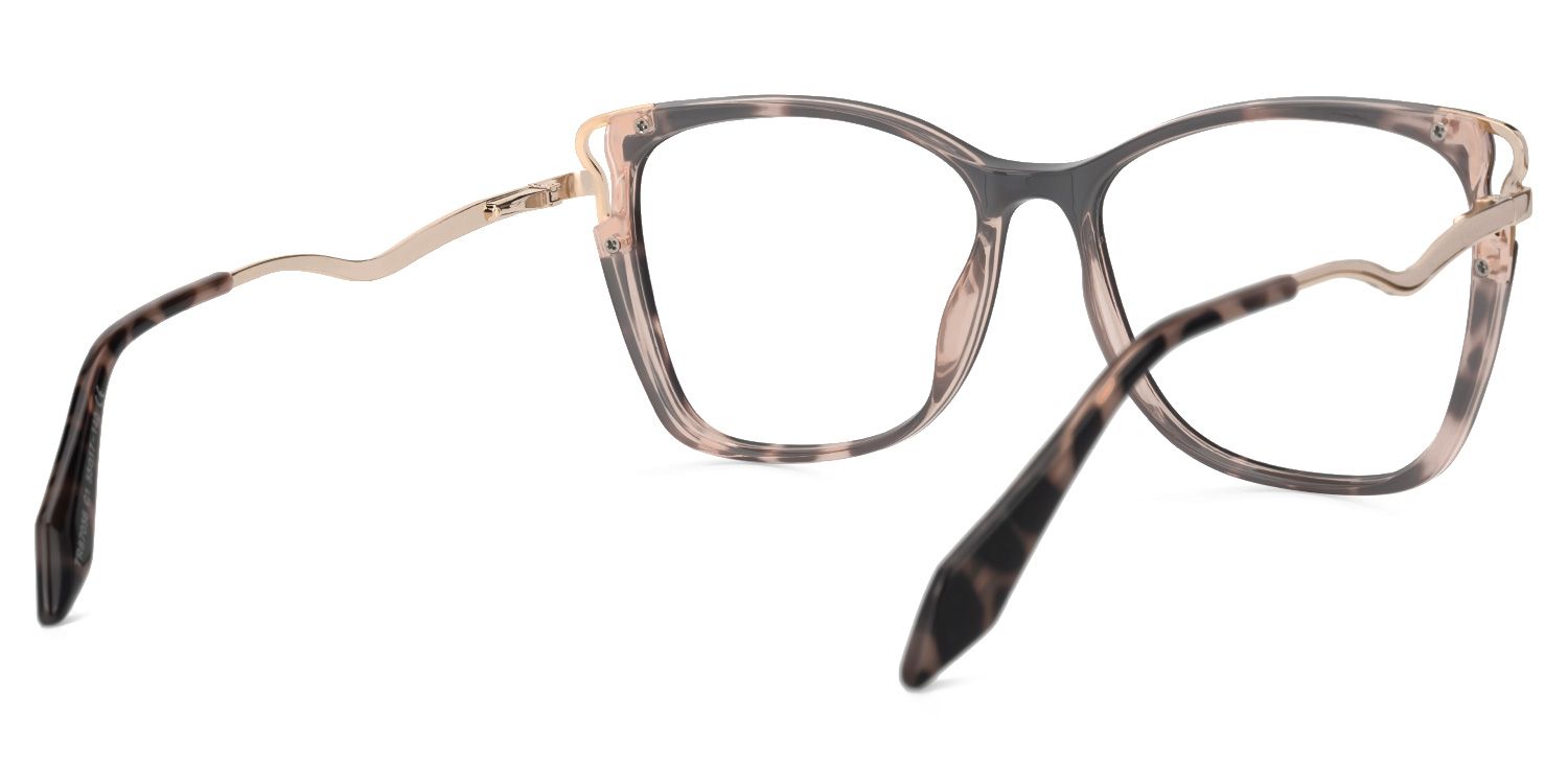 Farria Square Dark Havana Glasses for Women and Men4