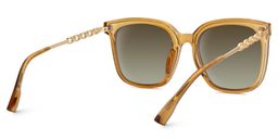Tammie Square Brown Sunglasses3