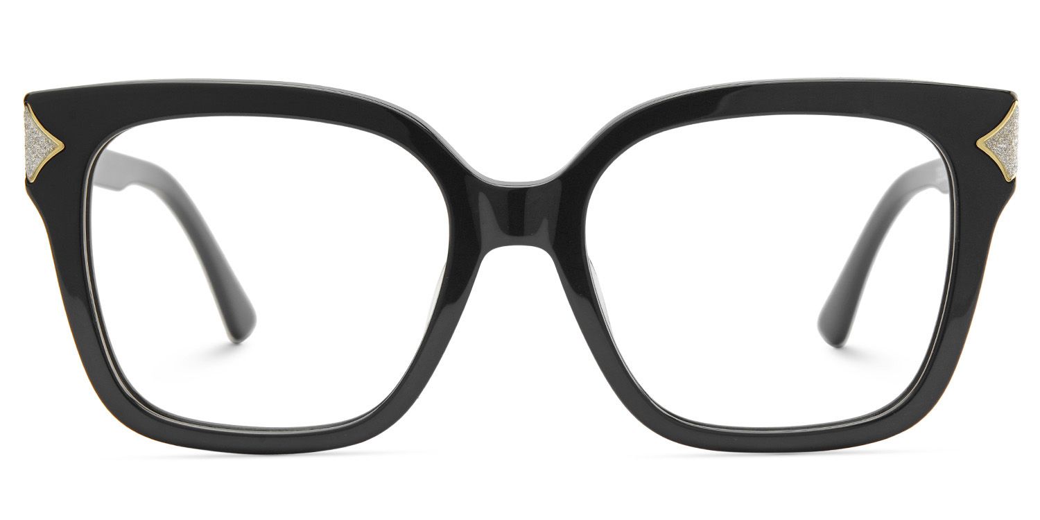 Black Square Frame Glasses - Shakeel on Sale | ZEELOOL Canada1
