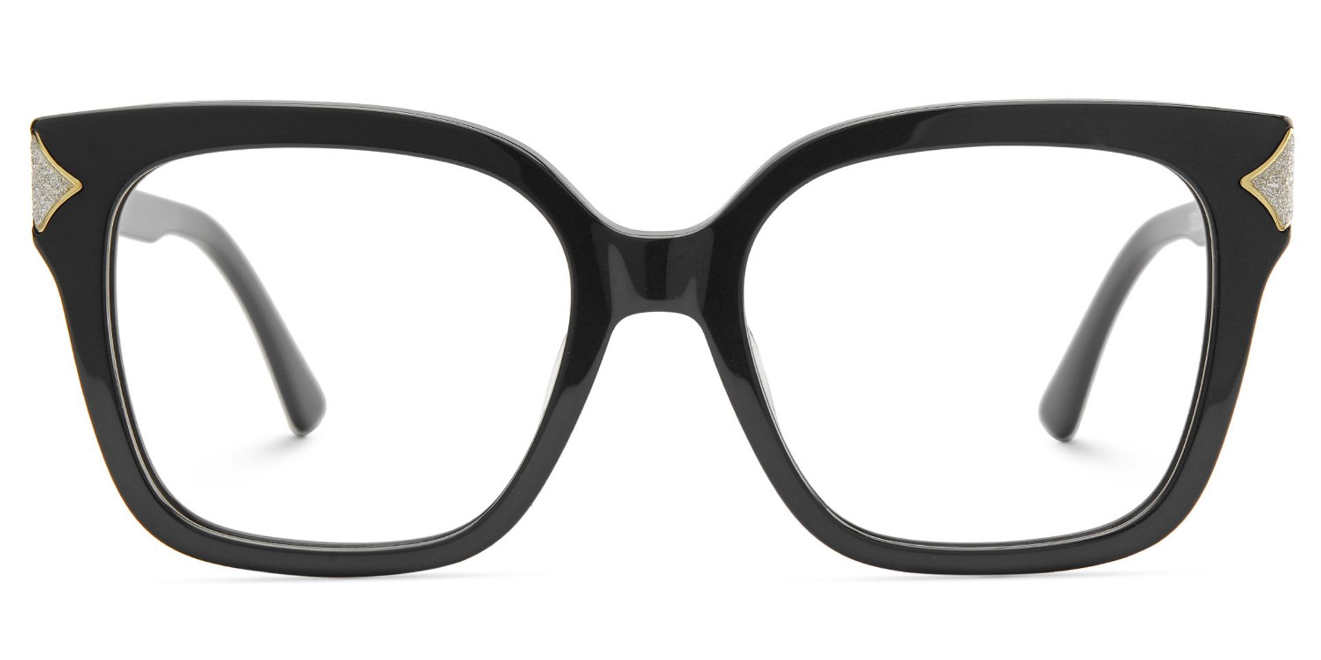 Black Square Frame Glasses - Shakeel on Sale | ZEELOOL Canada1