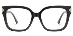 Shakeel Square Black Glasses1
