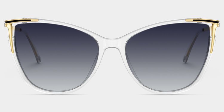 Yomary Clear Cat eye Sunglasses