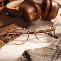 Allison Brown Round Glasses0