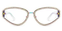 Star Cateye Iridescent Glasses1