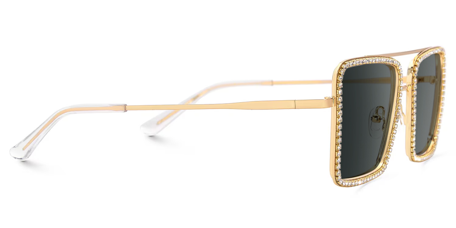 Diva Square Gold Glasses2
