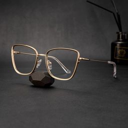 Solimar Square Gold Glasses0