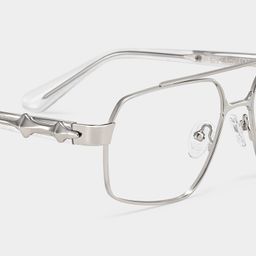 Sterling Aviator Silver Glasses5