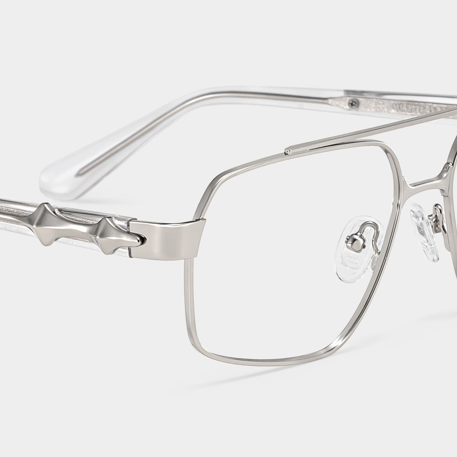 Sterling Eyeglasses in Aviator Silver Frame | ZEELOOL Canada5