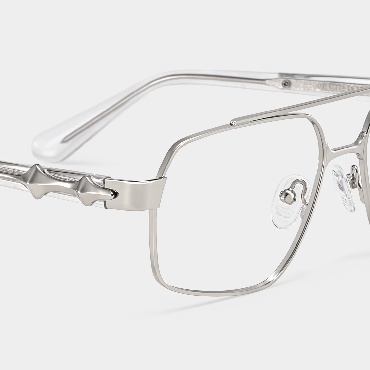 Sterling Eyeglasses in Aviator Silver Frame | ZEELOOL Canada5