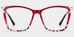 Mia Two-tone Square Glasses1