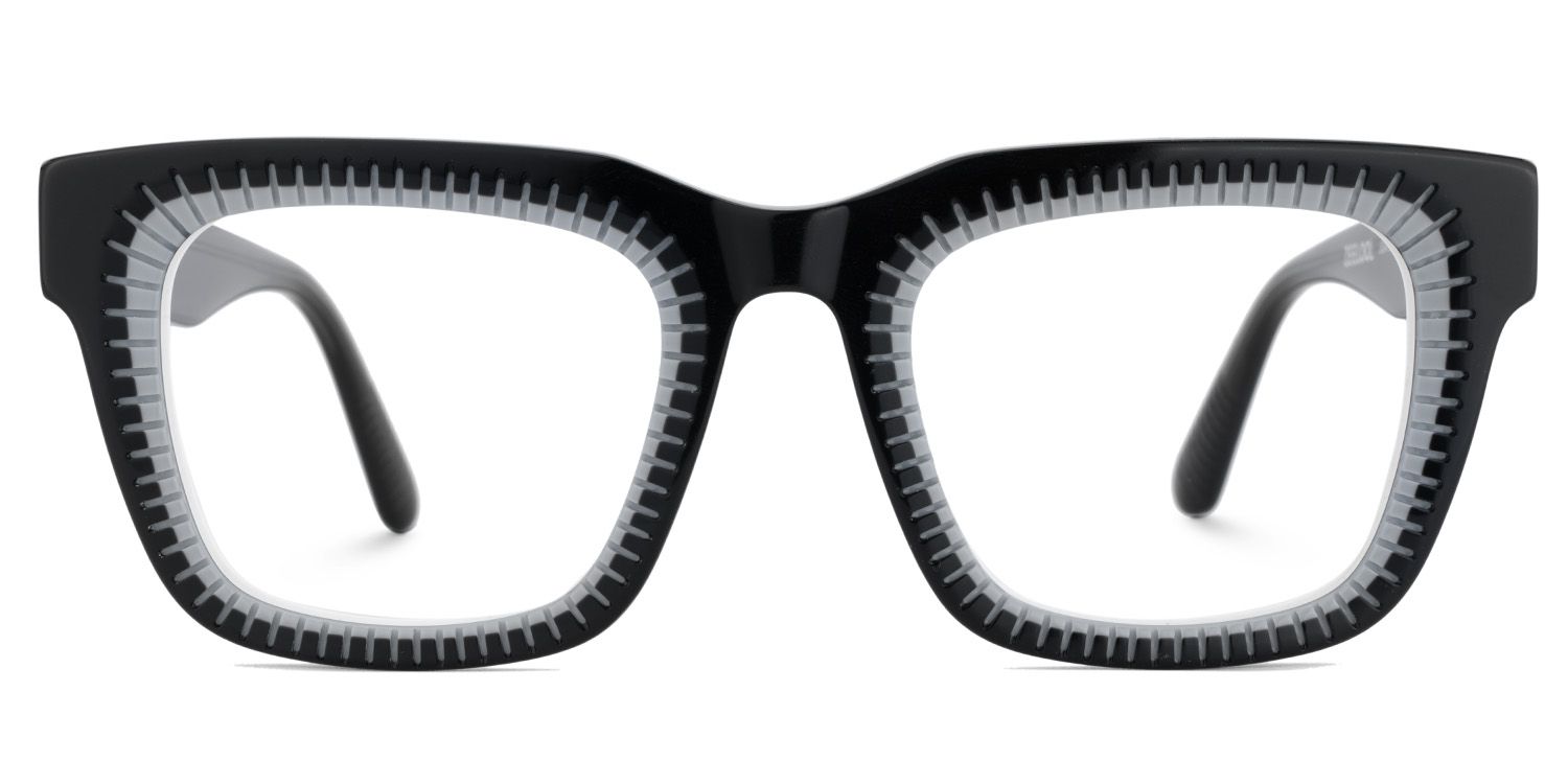 Square Black Acetate Eyewear Frames1