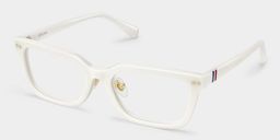 Remy White Rectangle Glasses2