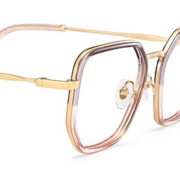 Levi Geometric Grey Pink Glasses5