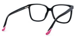 Mechelle Square Black Glasses3