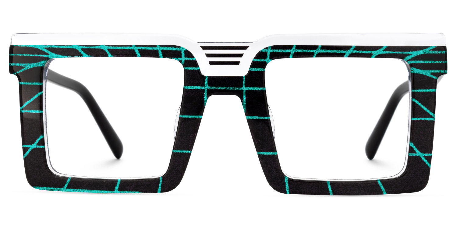 Ashlyne Square Black Glasses0