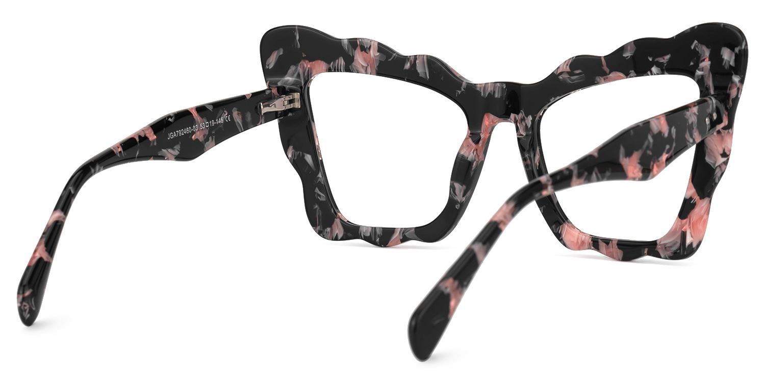 Wandy Cateye Floral Glasses3