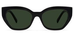Zia Black Cat-Eye Sunglasses0