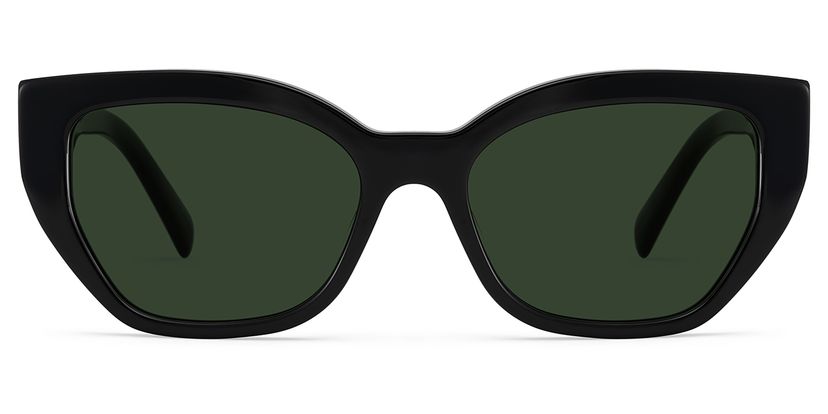 Zia Black Cat eye Sunglasses