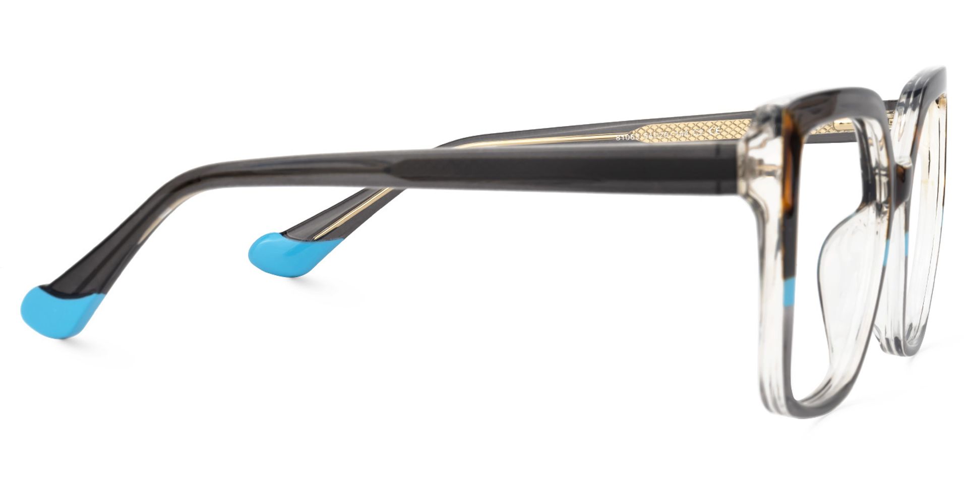 Spring hinges Banchs Eyeglasses, Banchs Gray Glasses -Zeelool2