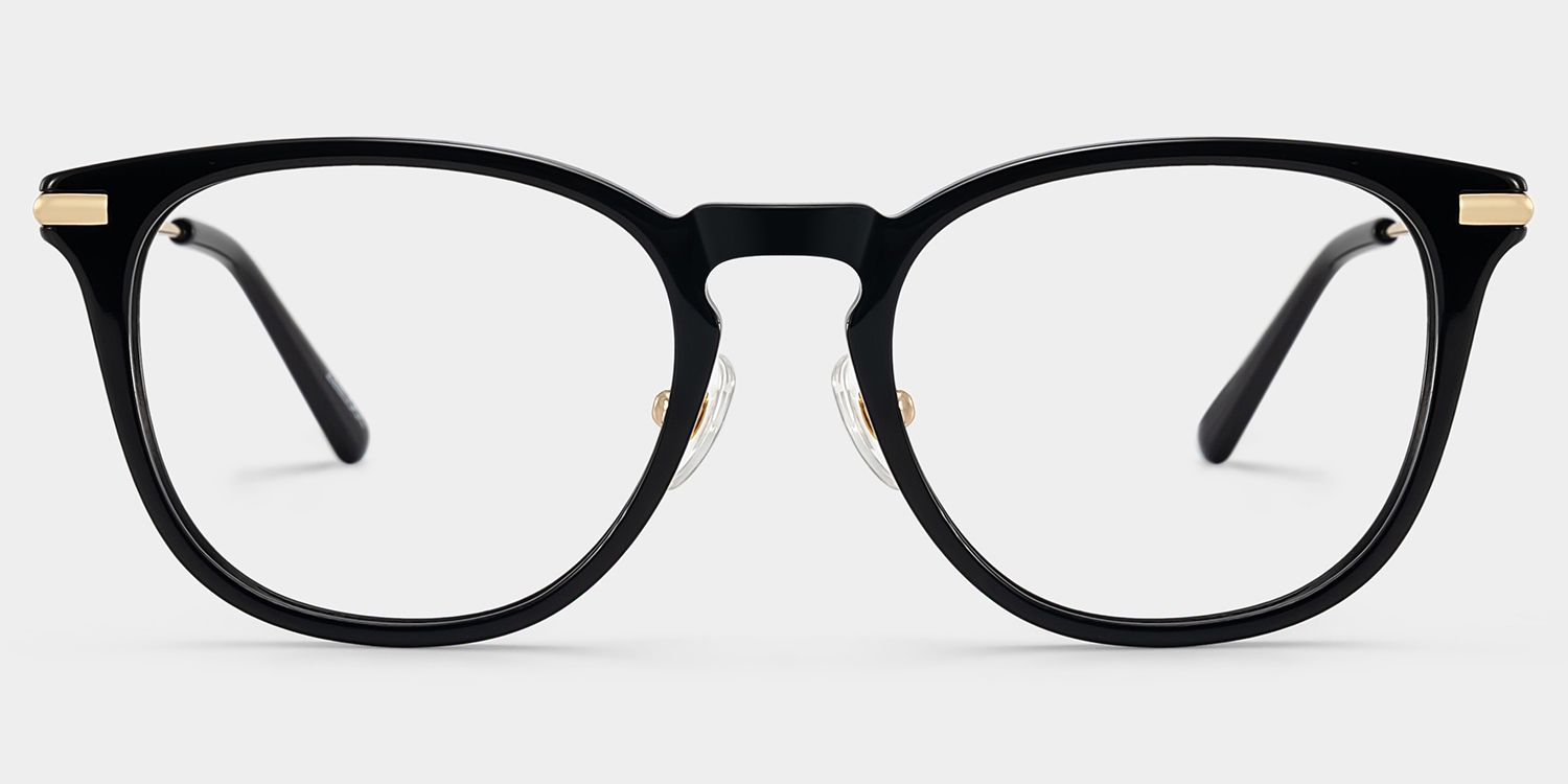 Laura Black Frame Glasses with Square Frame Online | ZEELOOL1