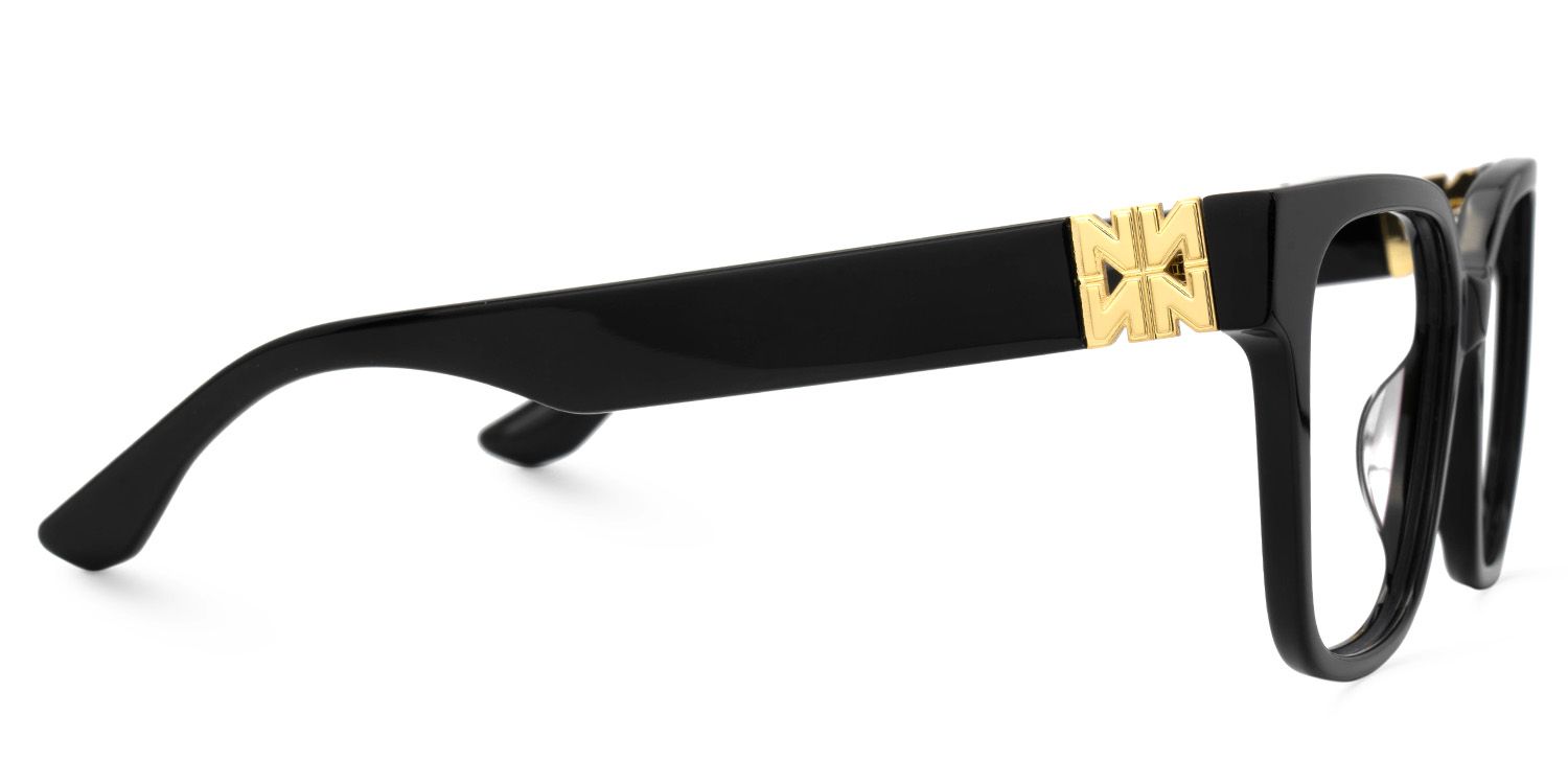 Kerri Oversized Black Square Glasses | ZEELOOL Canada2