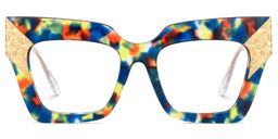 Kortney Square Blue-Tortoise Glasses0