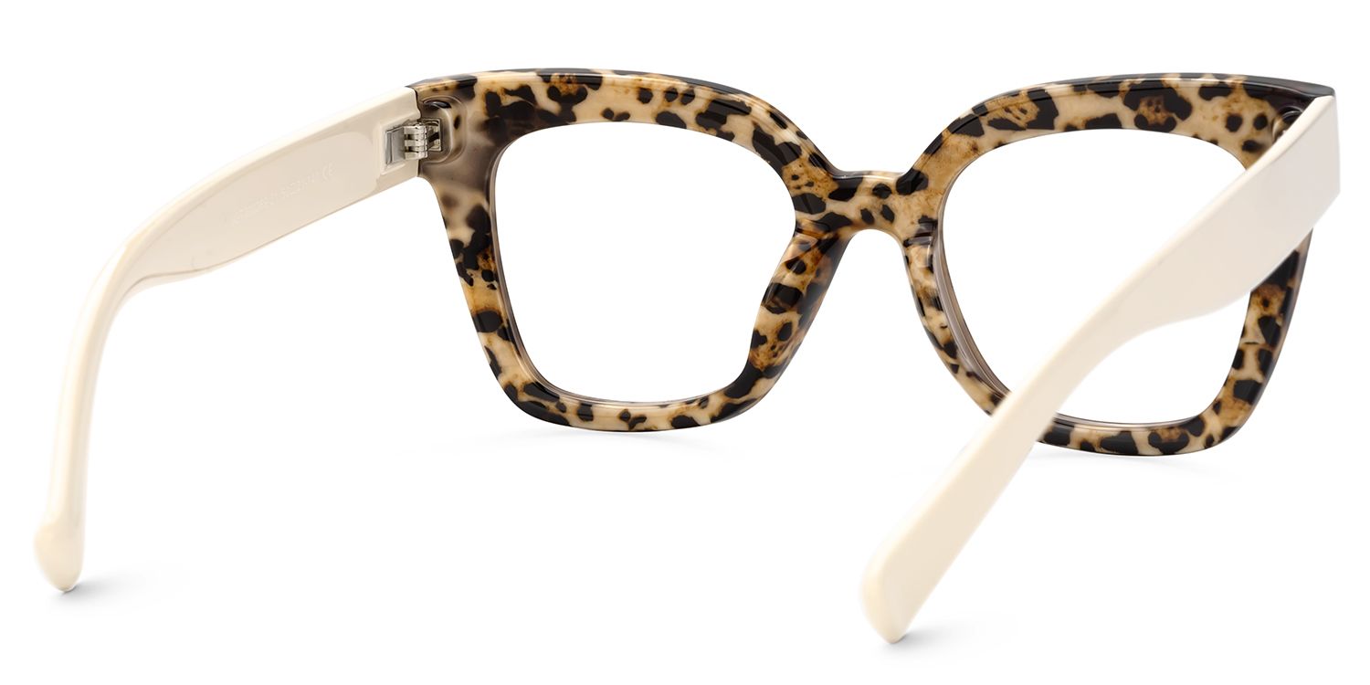 Malcolm Large Havana Glasses Frames With White Arms | ZEELOOL Canada3