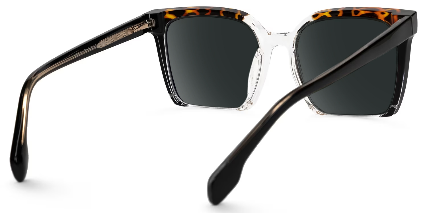 Misty Square Black Glasses3