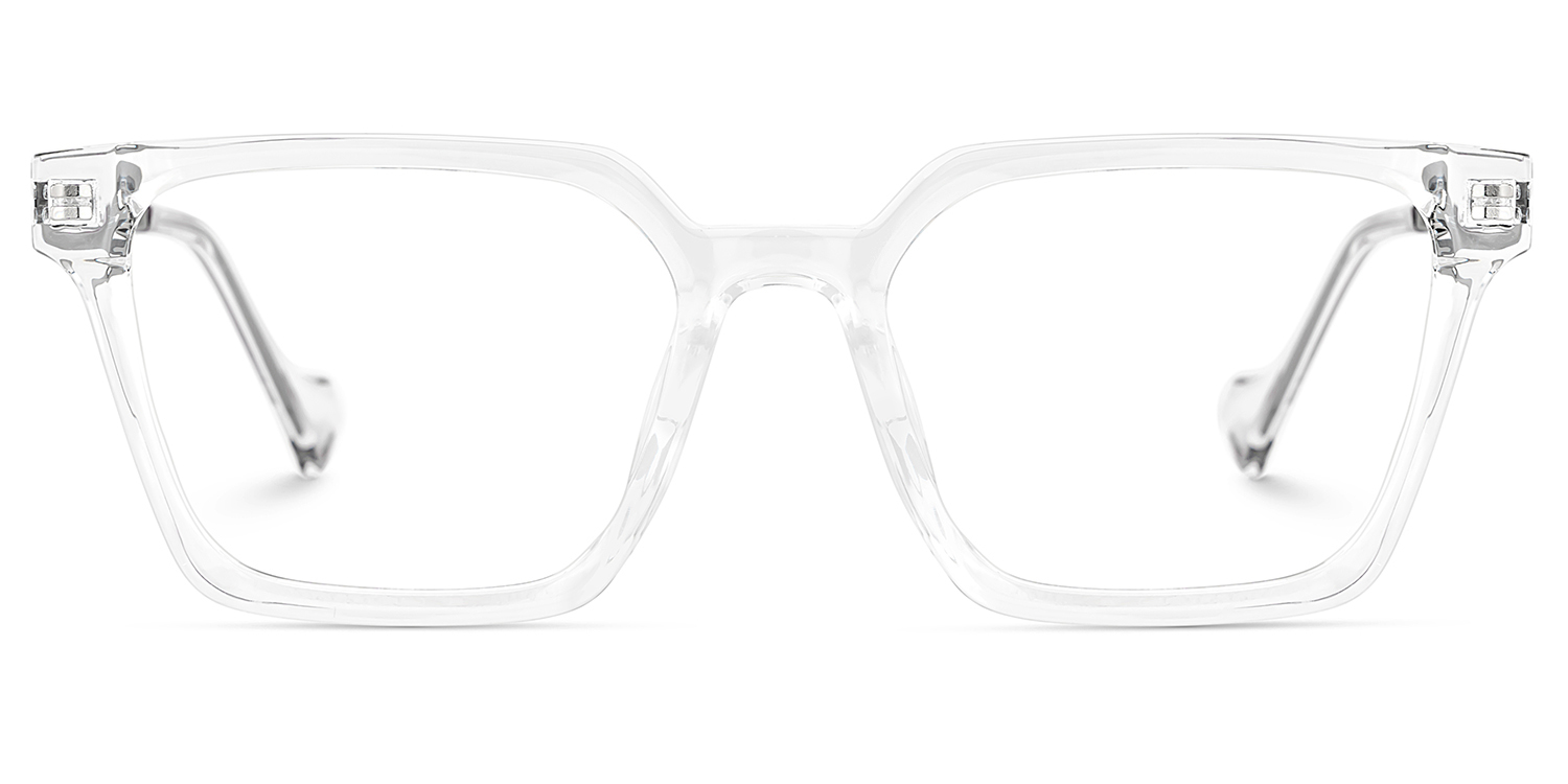 Mabel Eyeglasses in Square Clear Frame | ZEELOOL Canada1