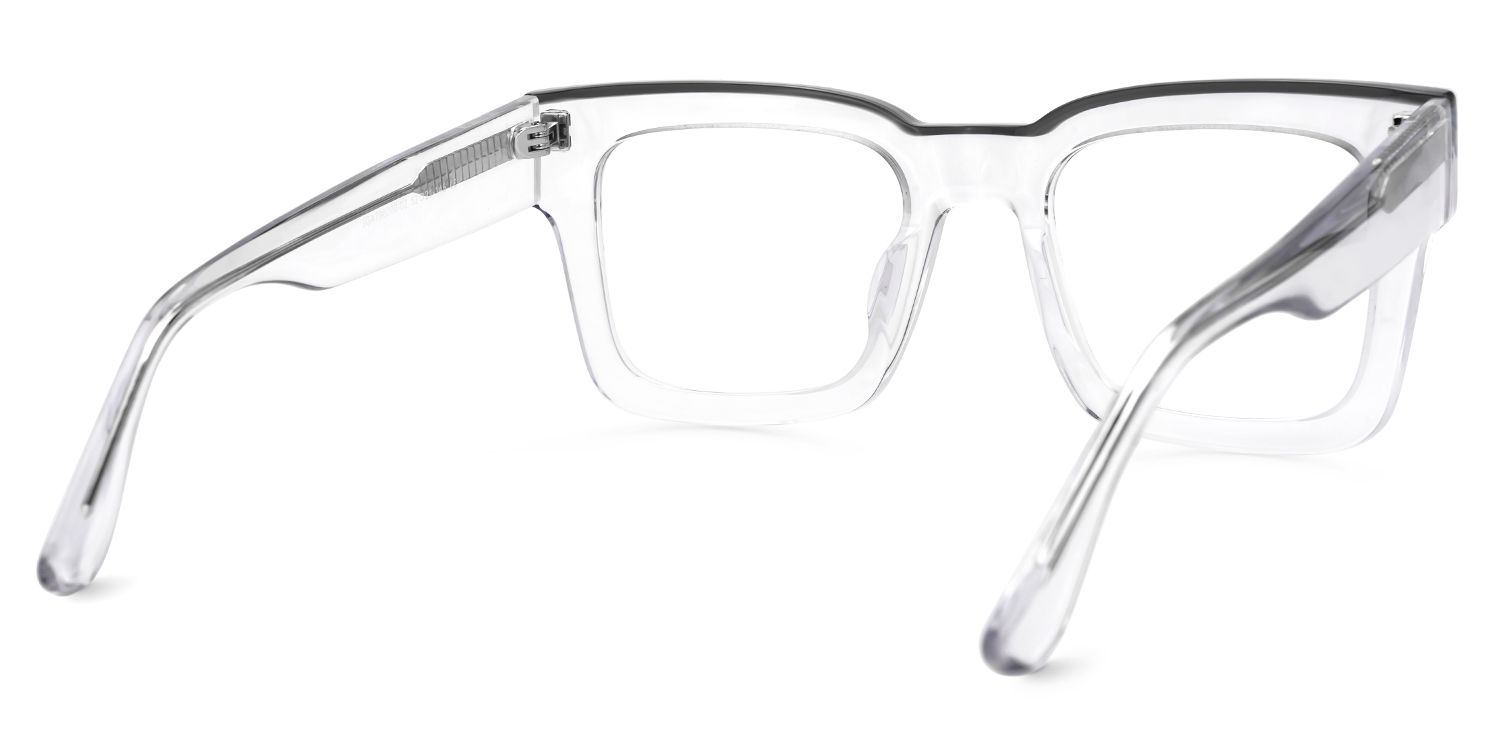 Vorse Square Clear Clear Spectacle Frames for Men | ZEELOOL Canada3