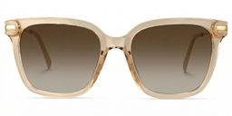 Jacqui Beige Rectangle Sunglasses0