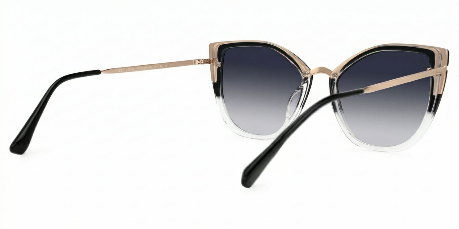 Tabrieah Cat Eye Sunglasses with Mixed Black Frames | ZEELOOL CA3