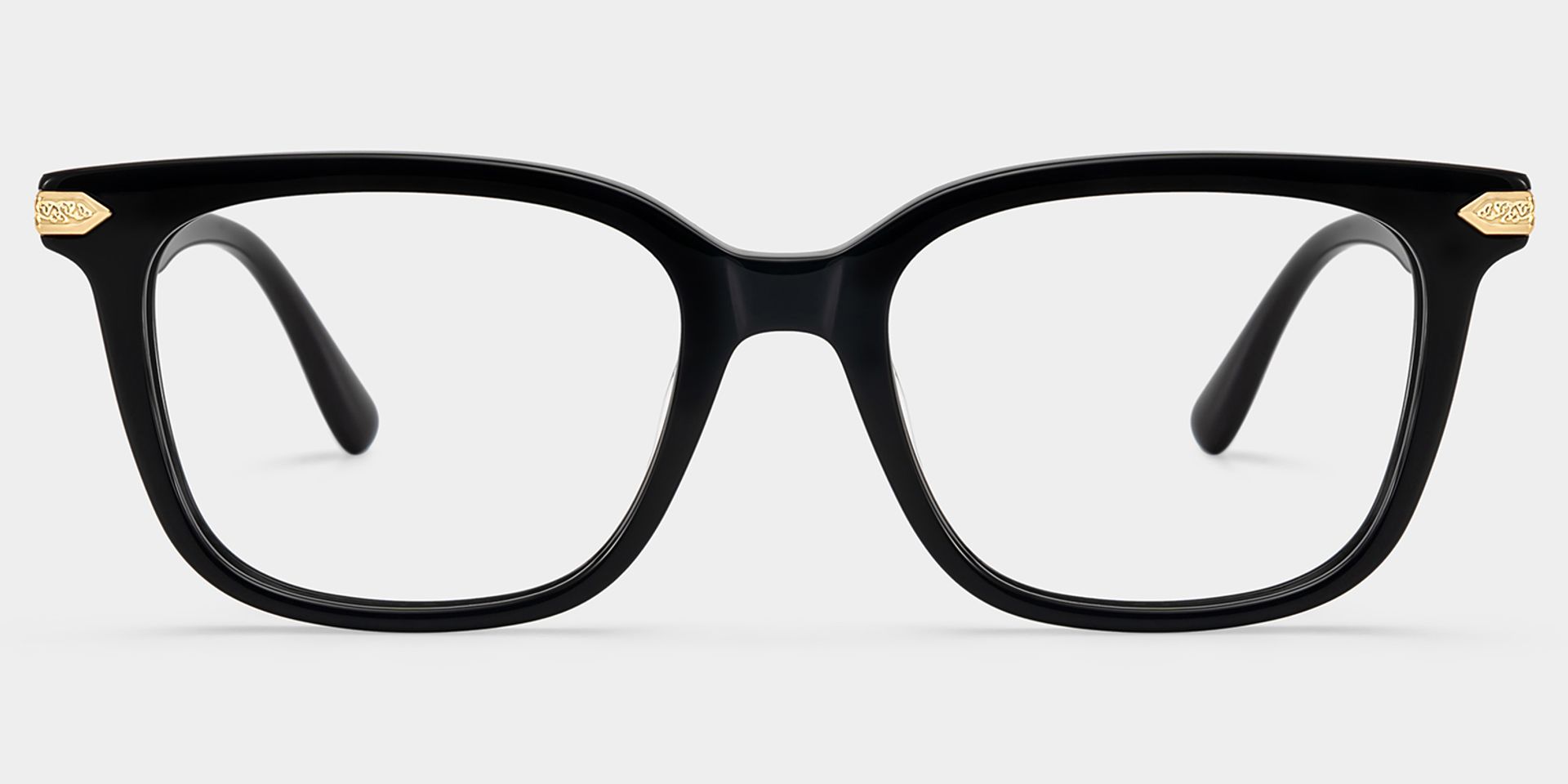 Thomas Black Frame Glasses with Rectangle Frame Online | ZEELOOL1