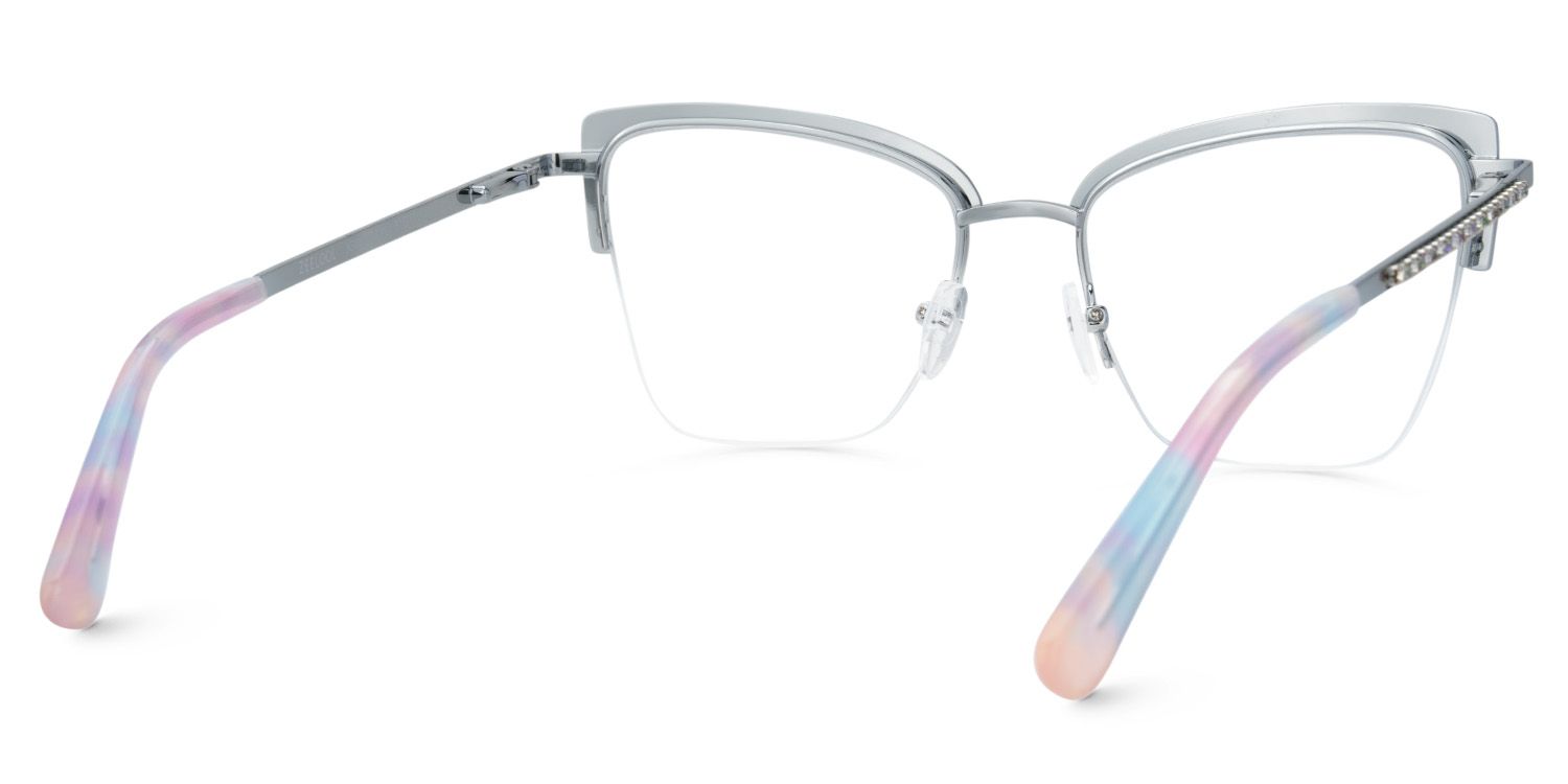 Designer Cat Eye Glasses Frames With Rhinestones3
