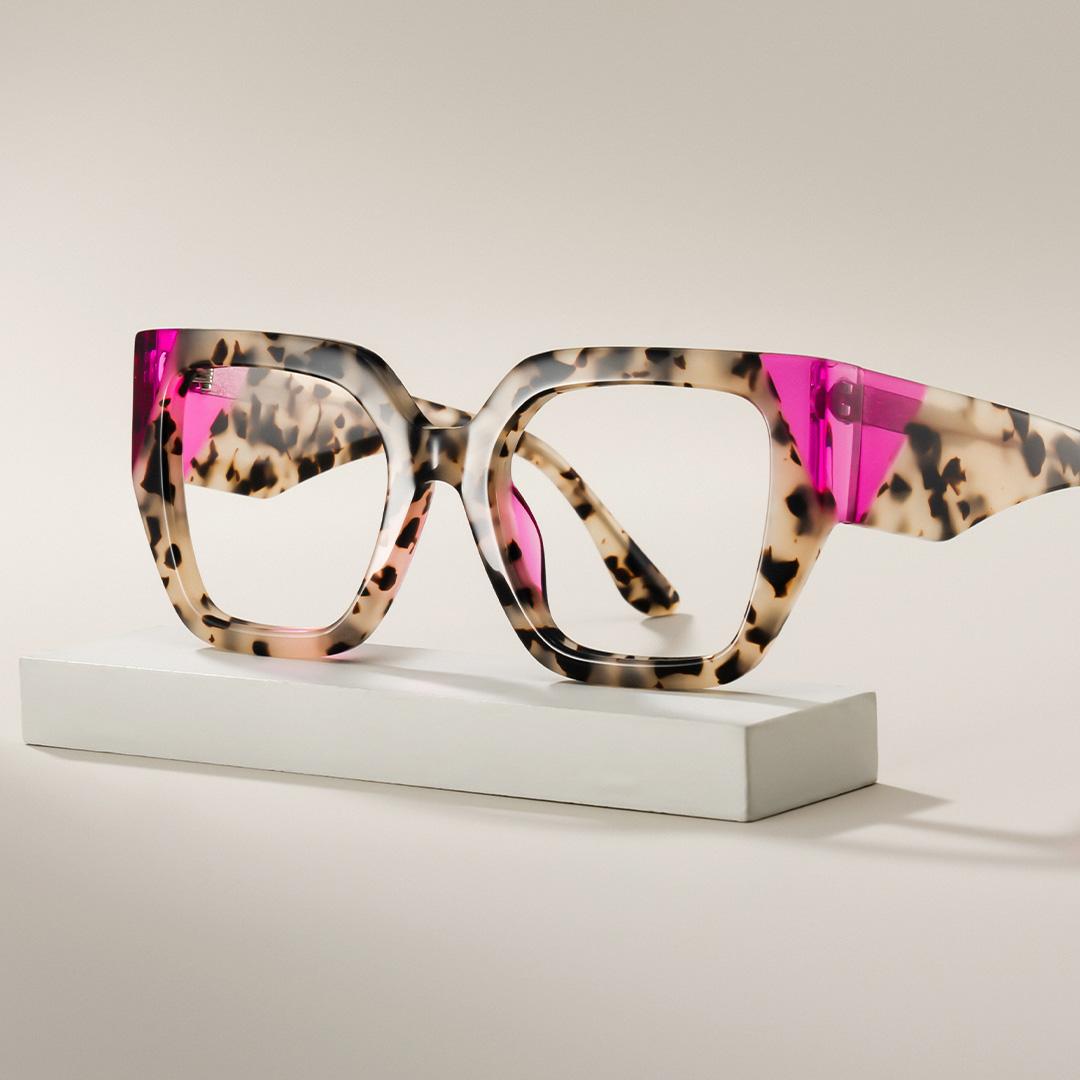 Viva Tortoise Frame Glasses with Square Frame Online | ZEELOOL Canada0