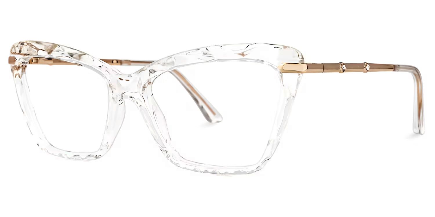 Juliet Clear Cateye Frame Glasses | ZEELOOL Canada1