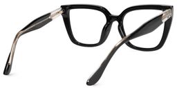 Mirta Square Black Glasses3