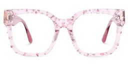 Scicluna Square Pink Glasses1